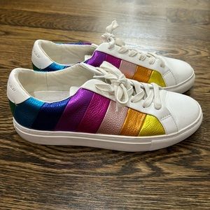 Kurt geiger LANE STRIPE SNEAKER rainbow